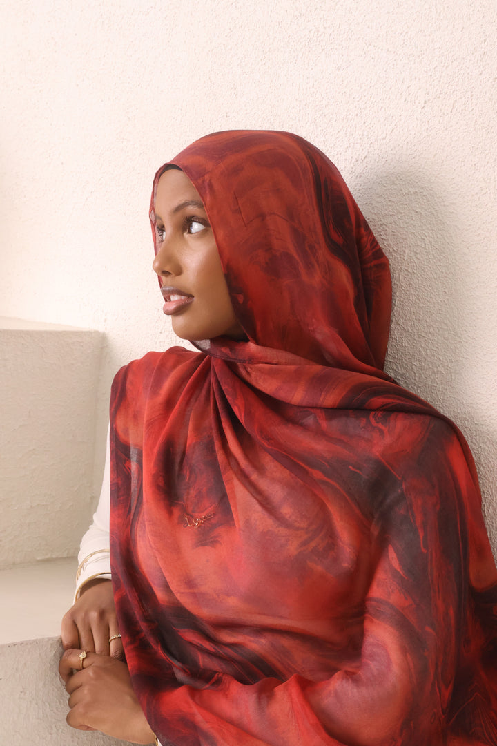 Ember Haze- Printed Modal