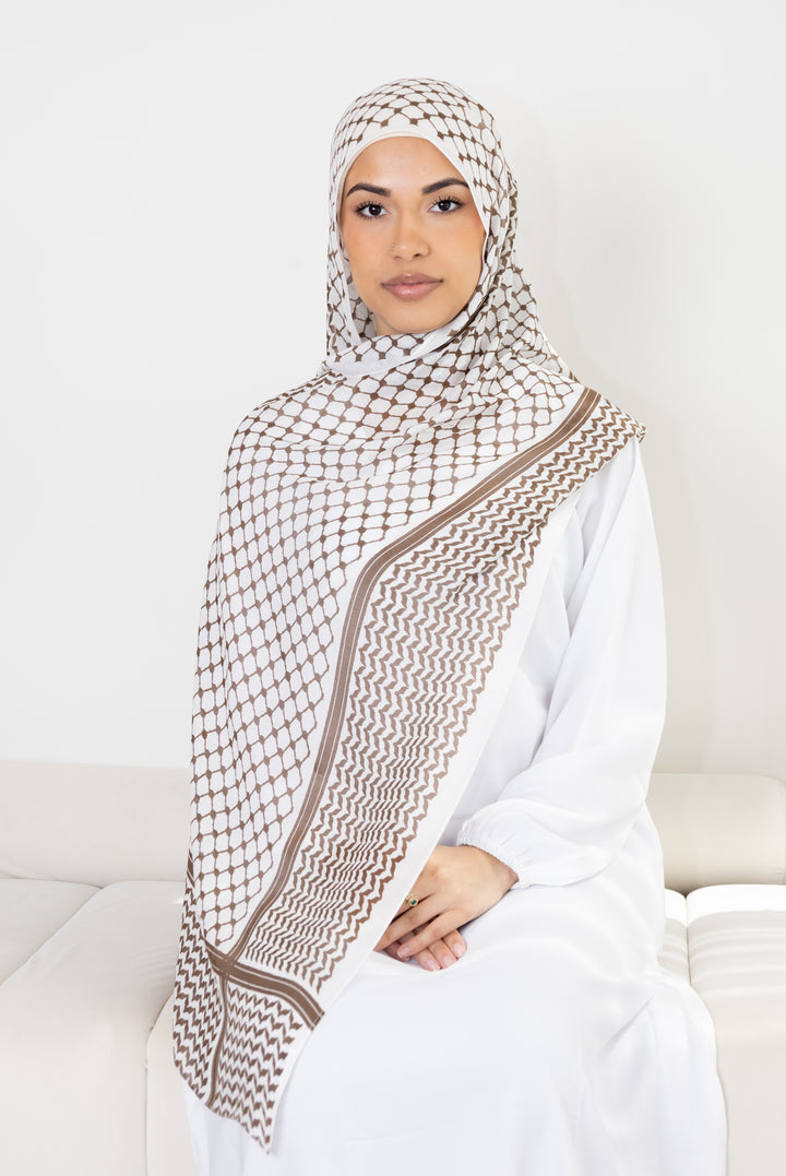 BROWN KEFFIYEH