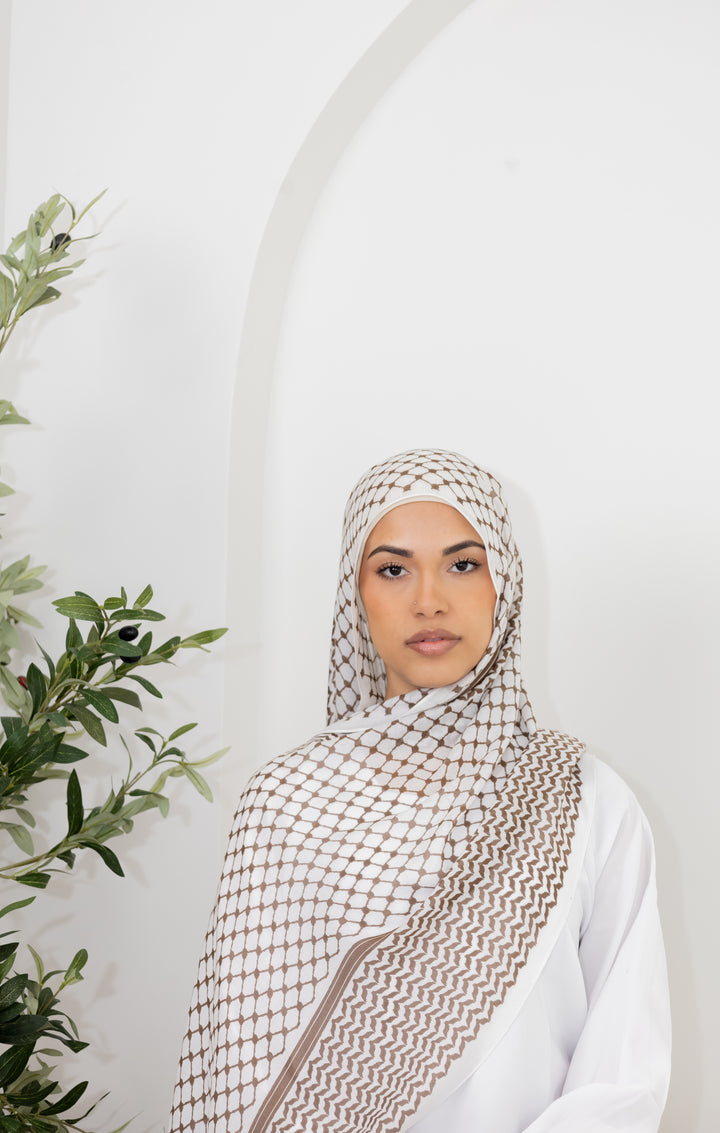BROWN KEFFIYEH