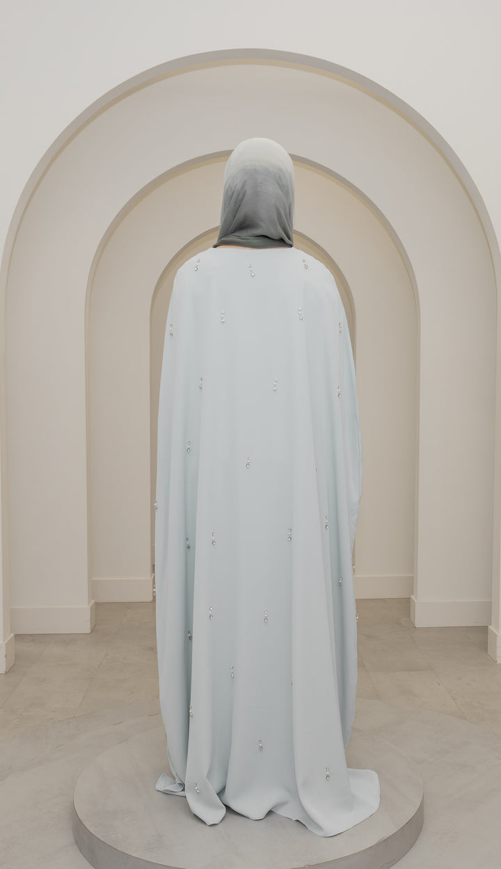 Alayna Cape Dress - Sage Green