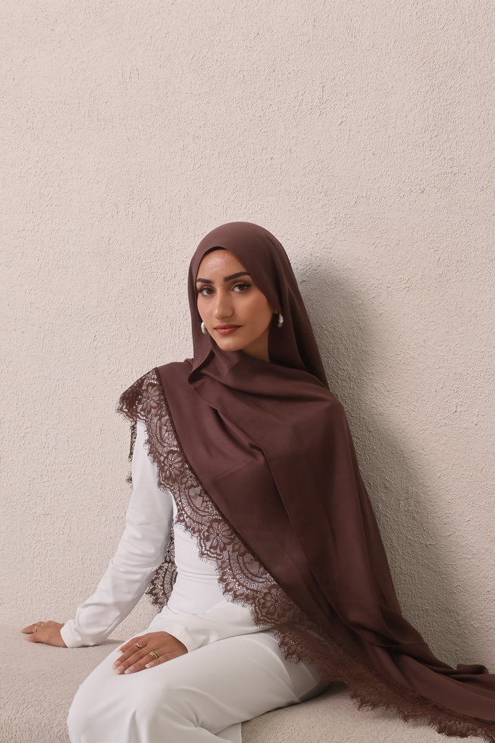 Cocoa- Lace Modal