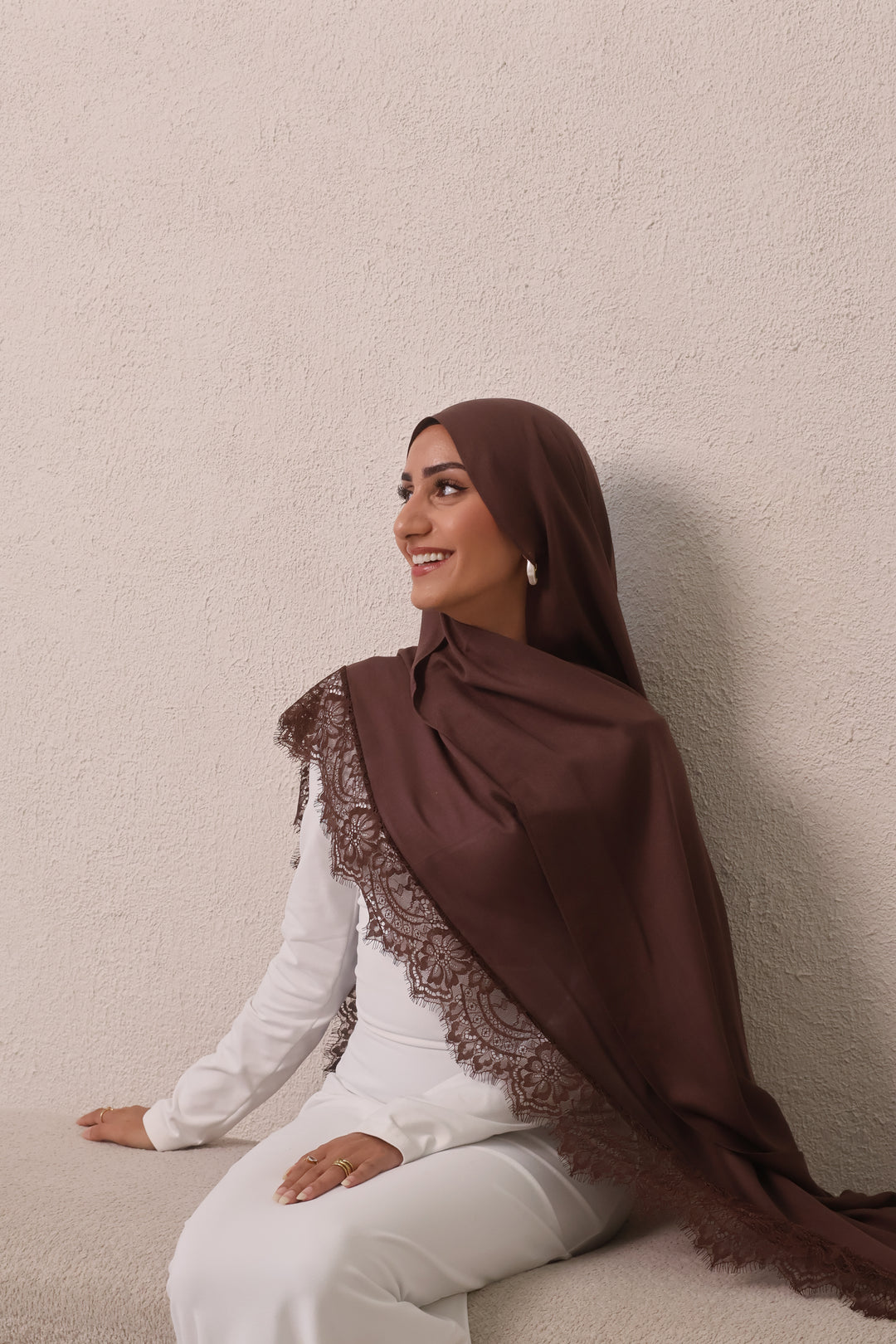 Cocoa- Lace Modal