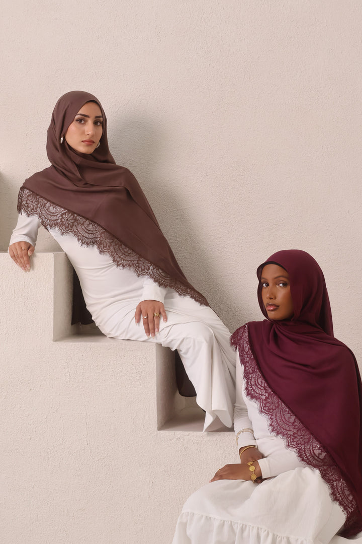 Cocoa- Lace Modal